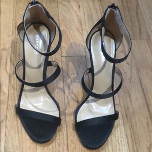 Express black sexy heels size 7  4” heels